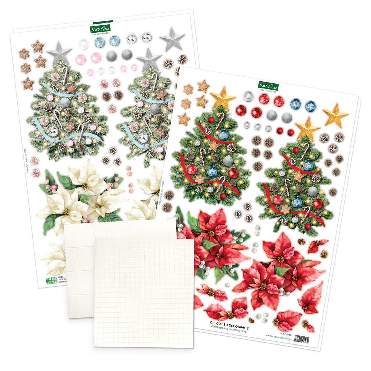 Christmas Flower Pots Card Making Kit