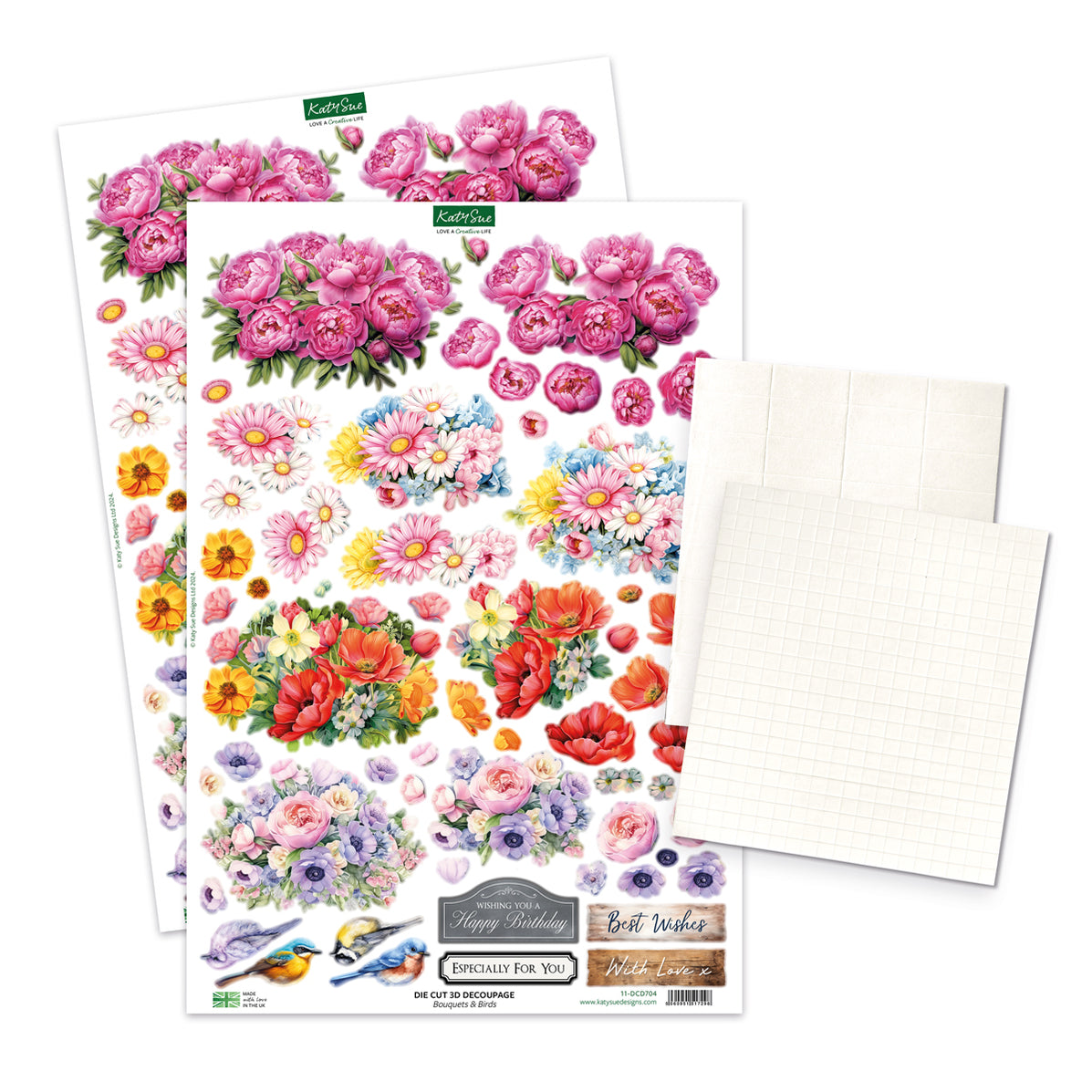 Pretty Petals Picket Fence Card Making Kit | Katy Sue Designs