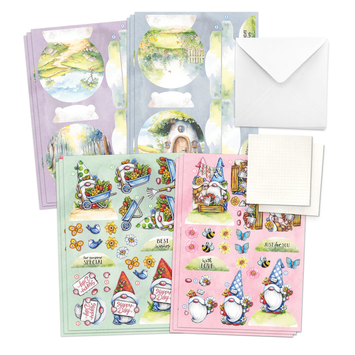 Garden Gnomes Pop Up Card Making Kit