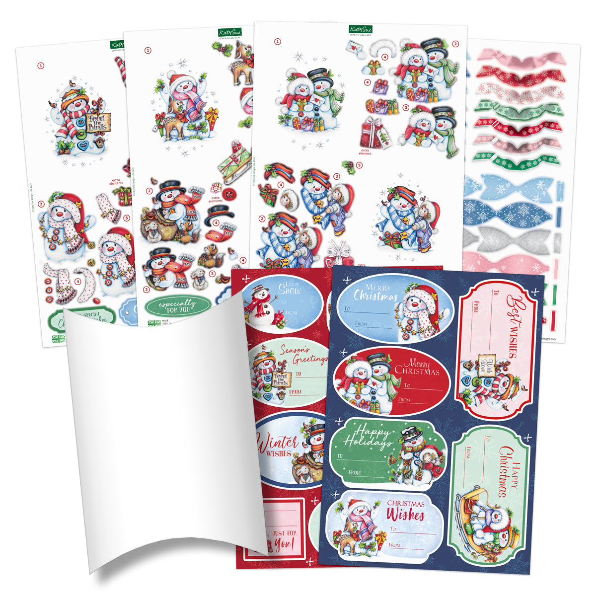 Luxury Snow Globe Snowmen & Scenes Card Making Collection