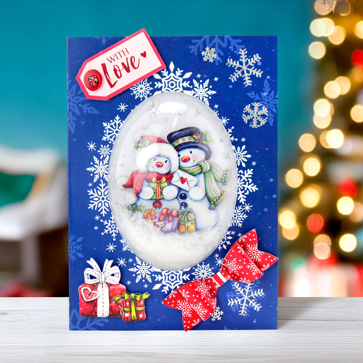 Luxury Snow Globe Snowmen & Scenes Card Making Collection