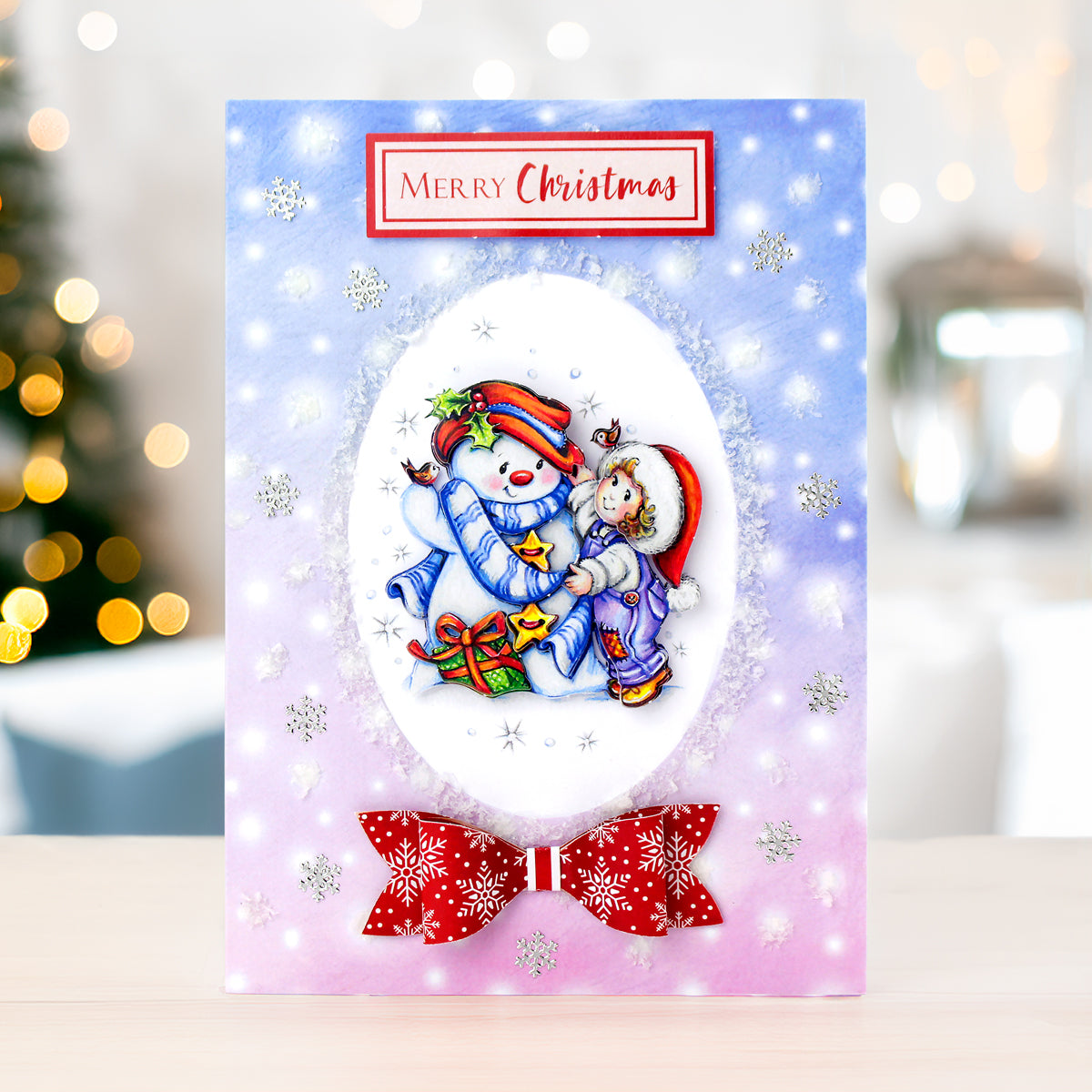 Luxury Snow Globe Snowmen & Scenes Card Making Collection