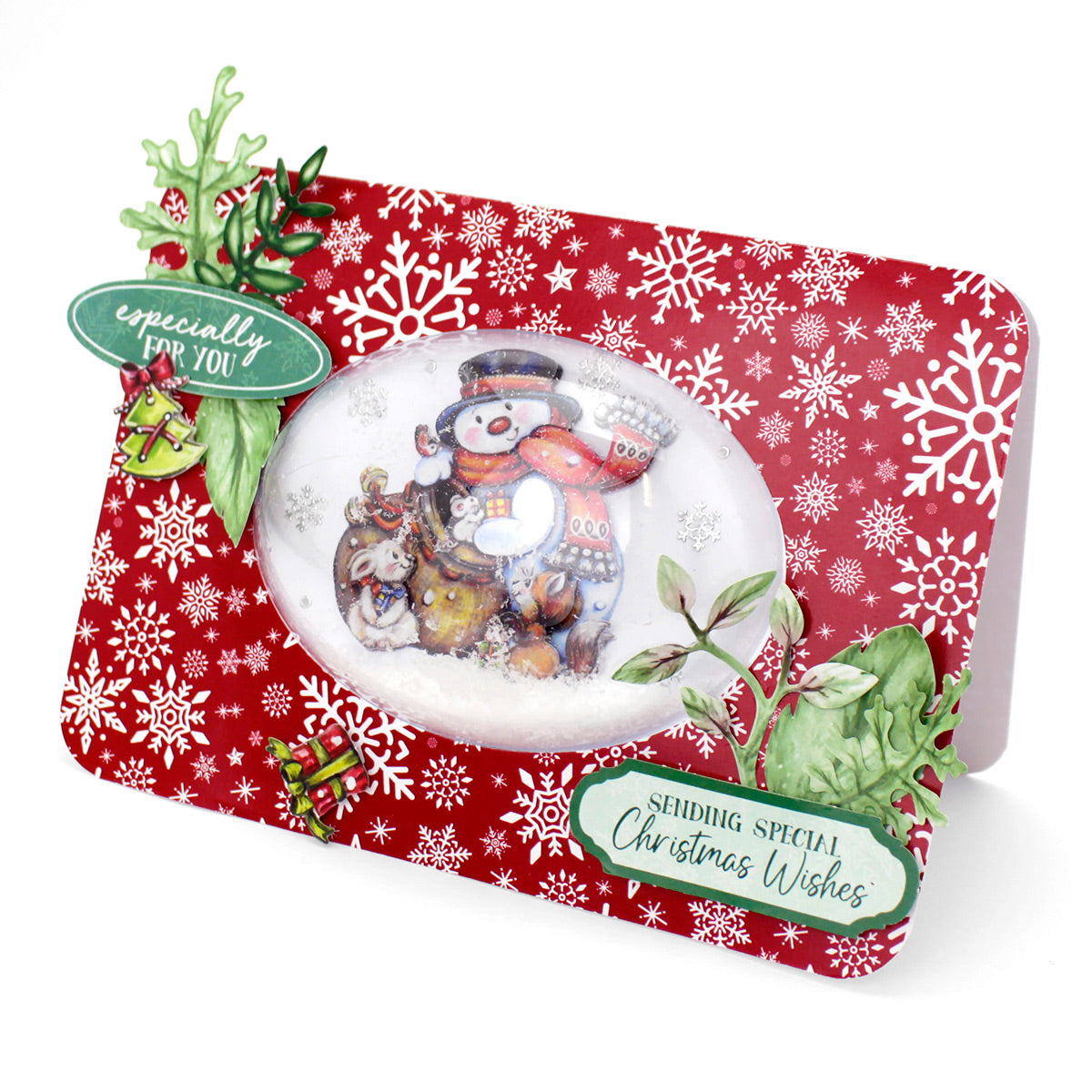 Luxury Snow Globe Snowmen & Scenes Card Making Collection