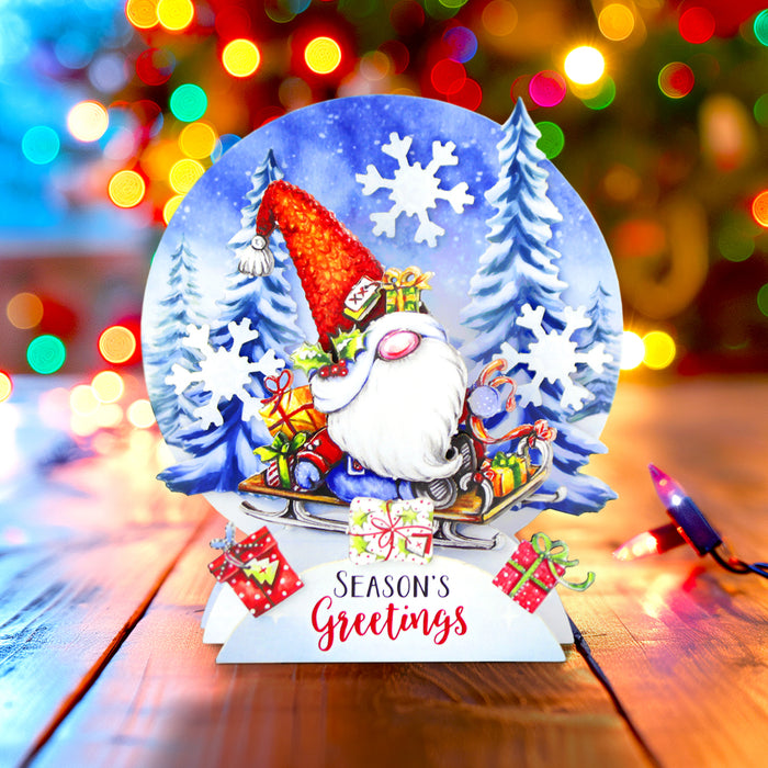 Christmas Gnomes Pop Up Card Making Kit