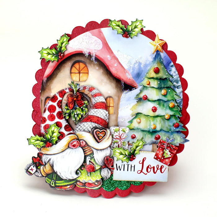 Christmas Gnomes Pop Up Card Making Kit