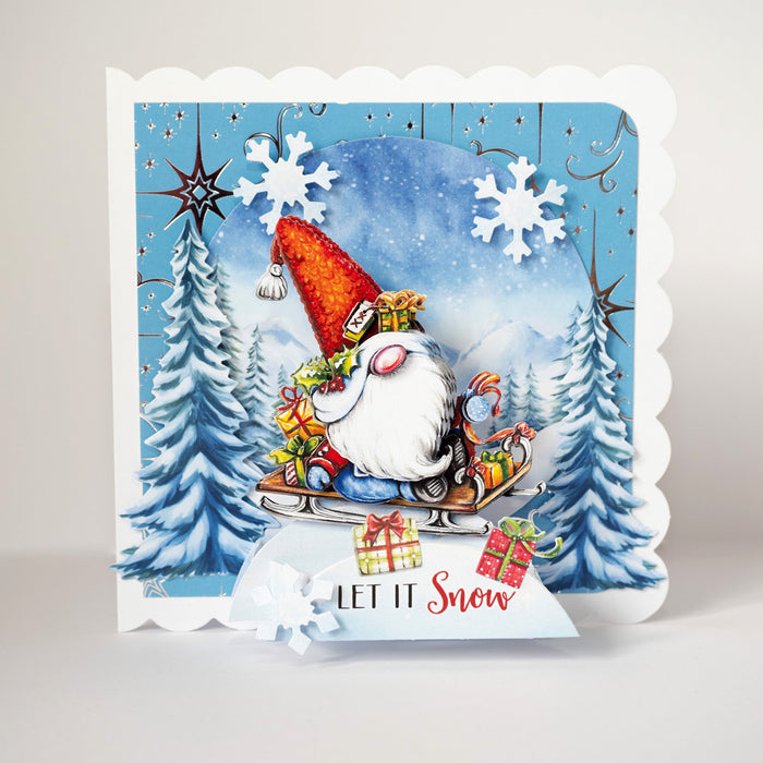 Christmas Gnomes Pop Up Card Making Kit