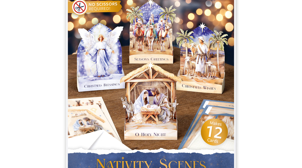 Nativity Scenes Pop Up Card Making Kit Katy Sue Designs