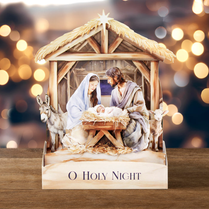 Nativity Scenes Pop Up Card Making Kit