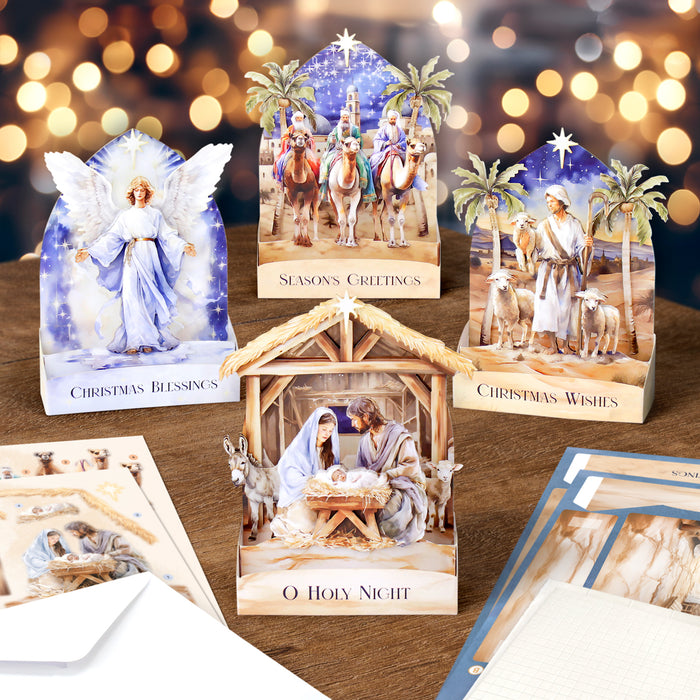 Nativity Scenes Pop Up Card Making Kit