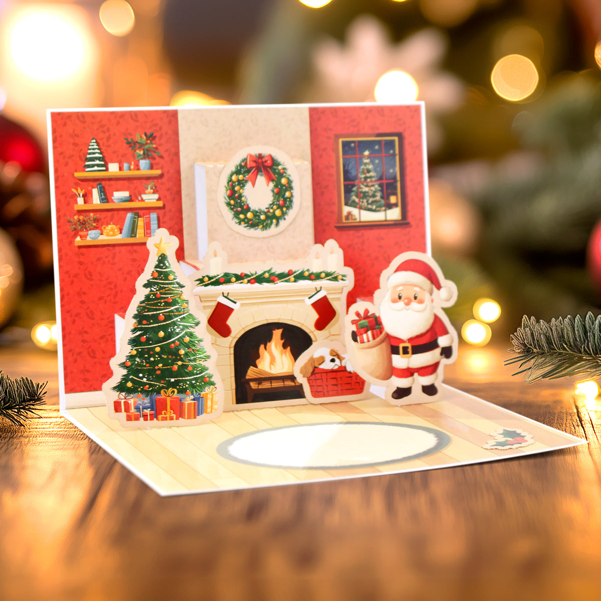 Santa & Friends Pop Up Christmas Card Making Kit