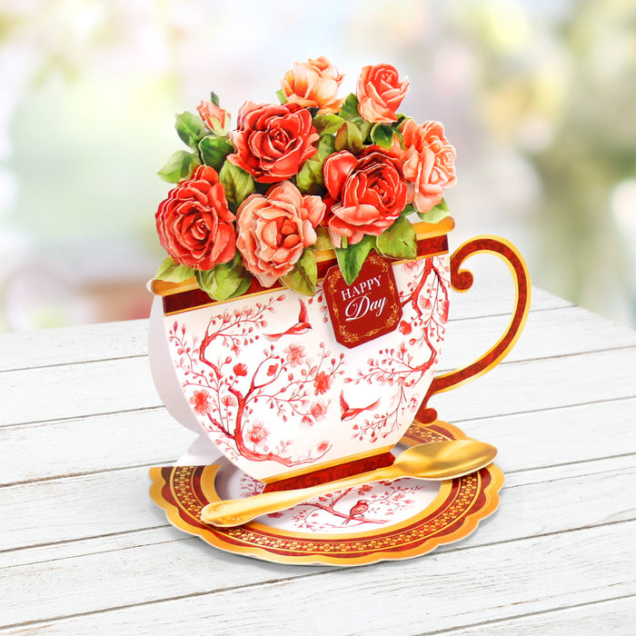 Teacup Bouquet Card Making Kit