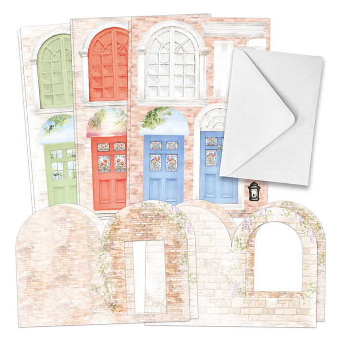 Arched Floral Windows & Doors Card Making Kit