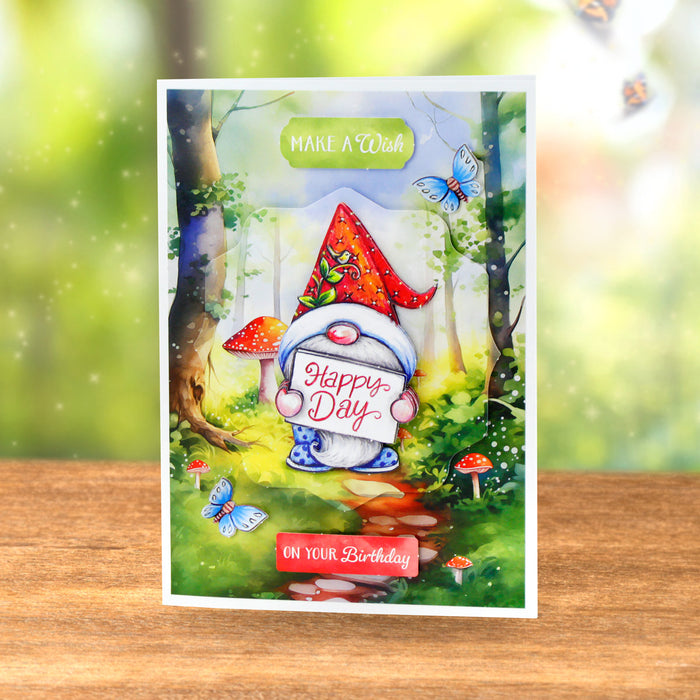The Garden Gnomes Card Making Kit