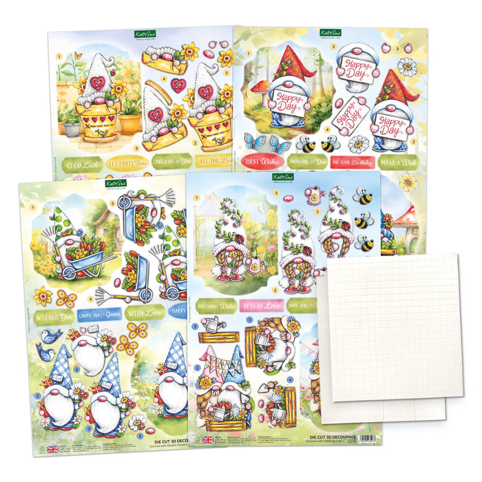 The Garden Gnomes Card Making Kit