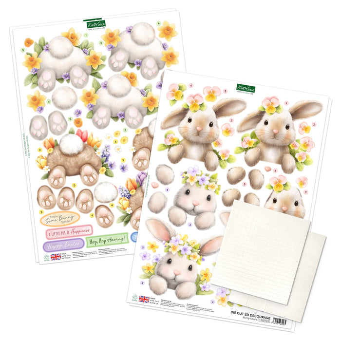 Bunny Tails & Flower Pots Card Making Kit