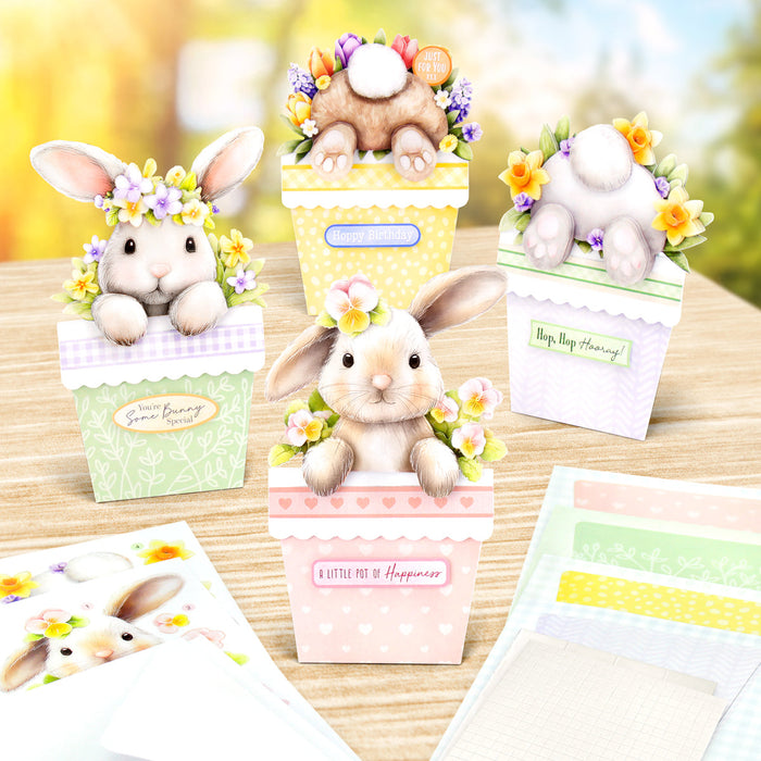 Bunny Tails & Flower Pots Card Making Kit