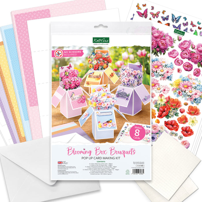 Blooming Box Bouquets Pop Up Card Making Kit