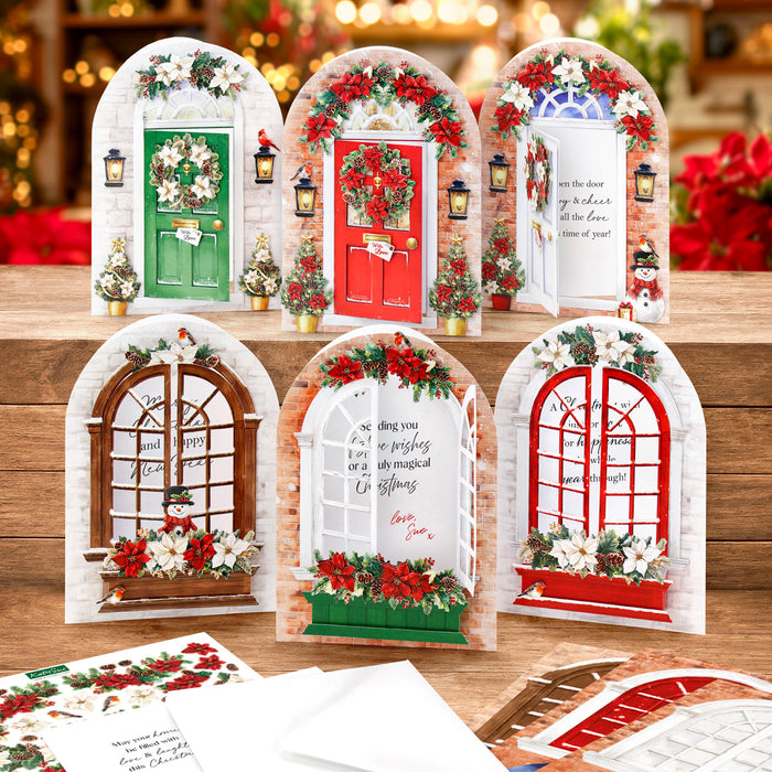 Christmas Windows & Doors Card Making Kit