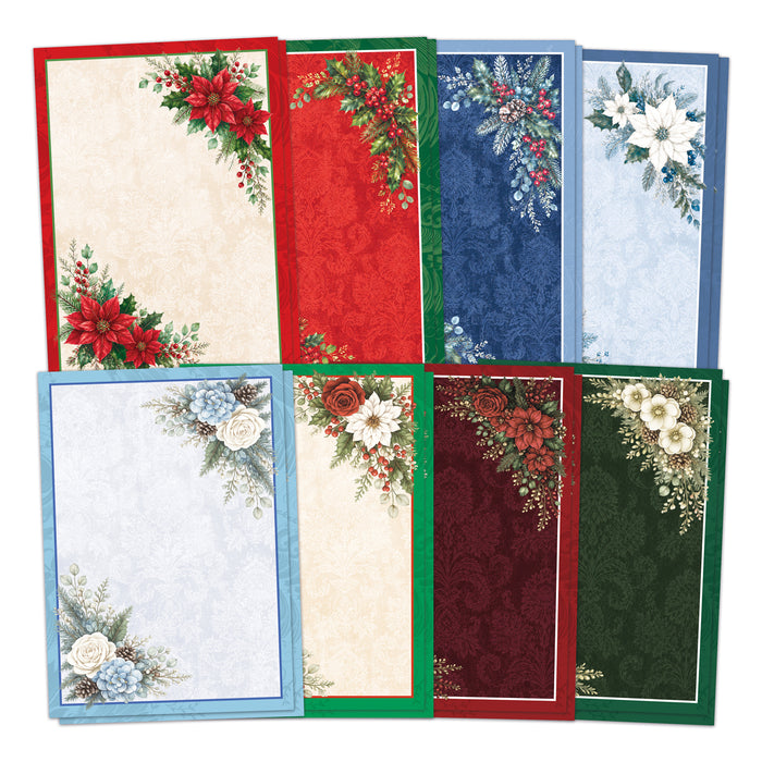 Foiled Christmas Frames & Flourishes Papercraft Collection