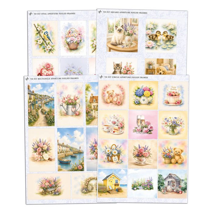Foiled Celebrations Frames & Flourishes Papercraft Collection
