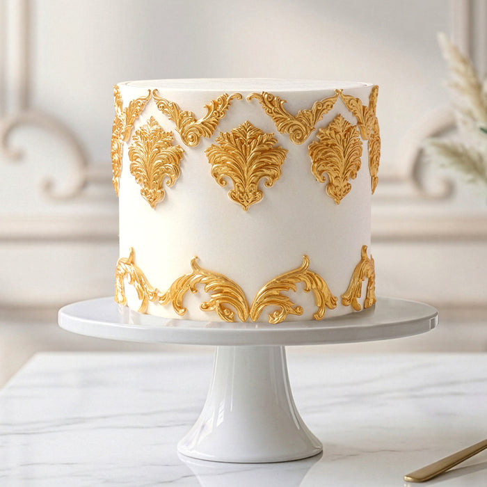 Rococo Corners & Crest Silicone Mould