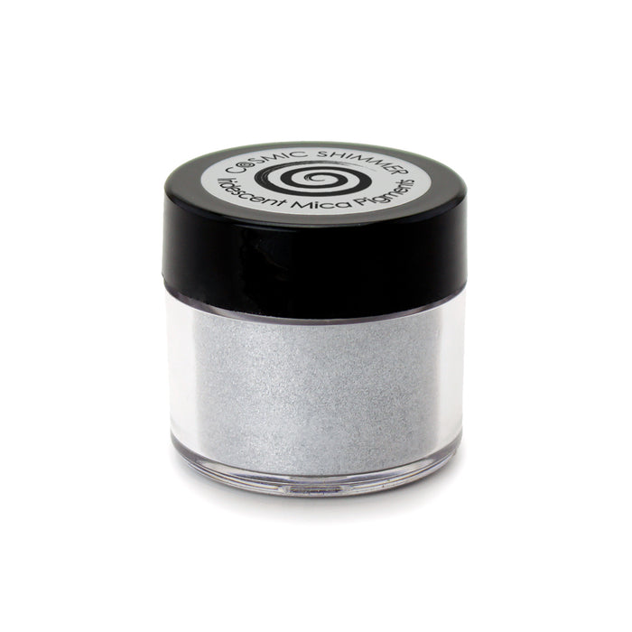 Cosmic Shimmer Iridescent Mica Pigment Silver 20ml