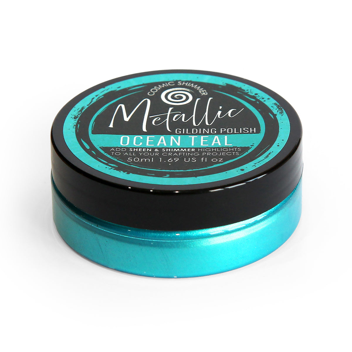 Cosmic Shimmer Metallic Gilding Polish Ocean Teal 50ml