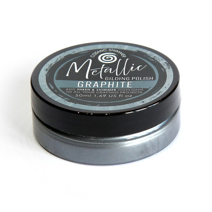 Cosmic Shimmer Metallic Gilding Polish Graphite 50ml