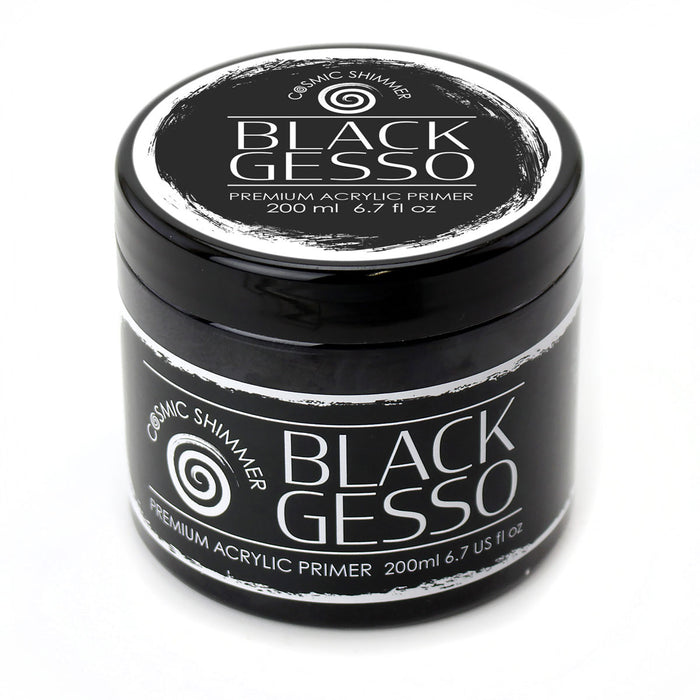 Cosmic Shimmer Premium Gesso Black 200ml