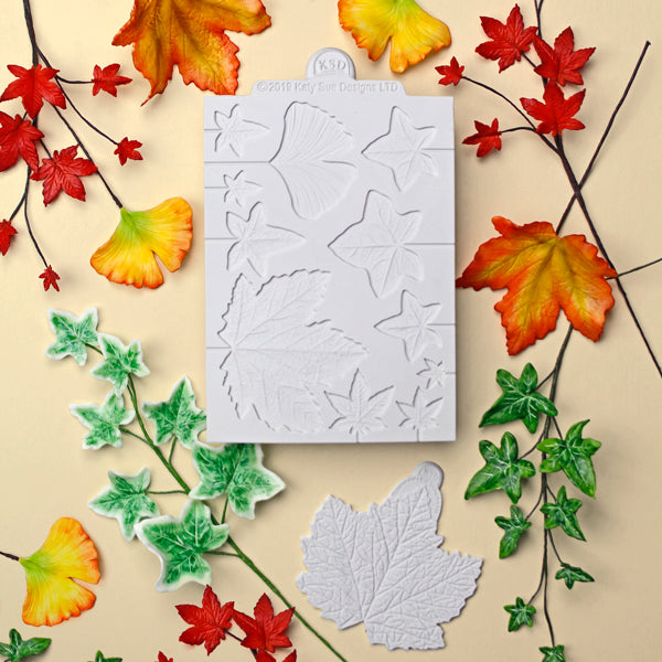 Flower Pro Maple, Ivy and Ginkgo Leaves Mould and Veiner