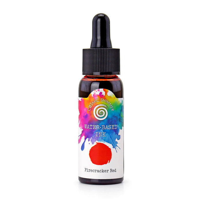 Cosmic Shimmer Firecracker Red Water-Based Ink 29ml