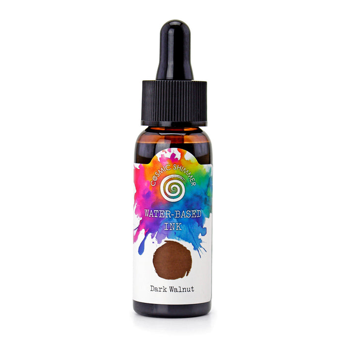 Cosmic Shimmer Dark Walnut Water-Based Ink 29ml