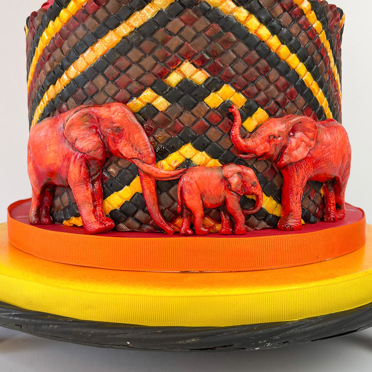 Elephant Family Silicone Mould
