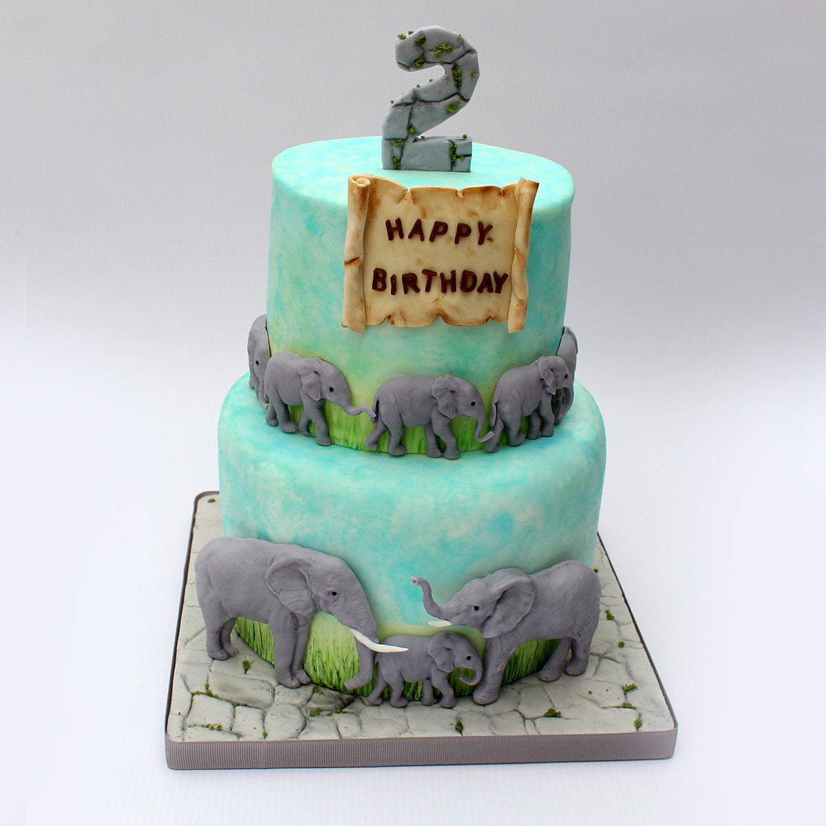 Elephant Family Silicone Mould