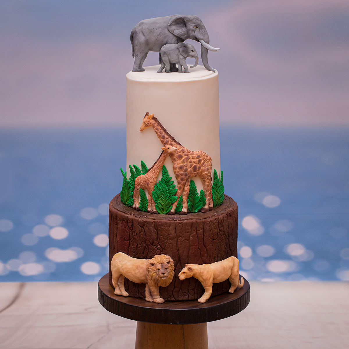 Lion Family Silicone Mould