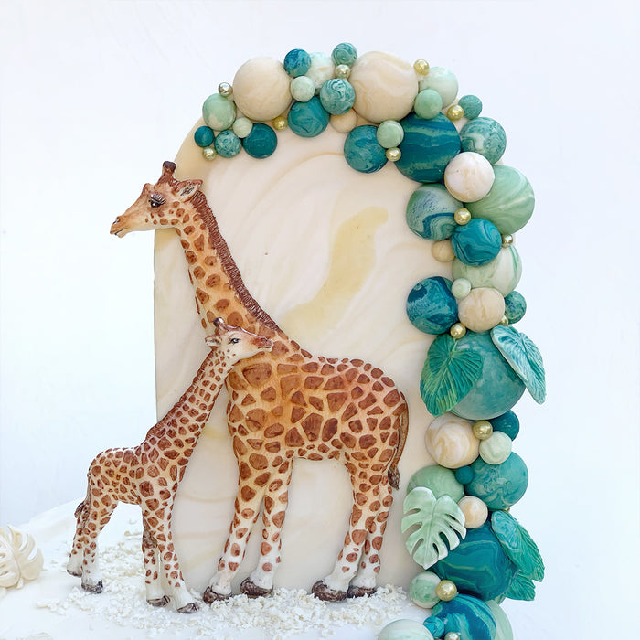 Giraffe Mother and Baby Silicone Mould