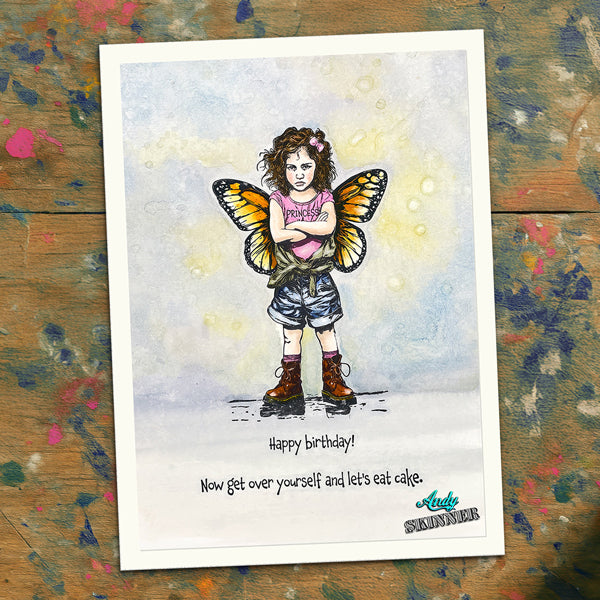 Princess Attitude Pre Cut Rubber Stamp Set by Andy Skinner