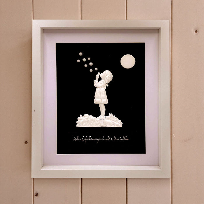 Cosmic Shimmer Blowing Bubbles Silicone Mould by Andy Skinner