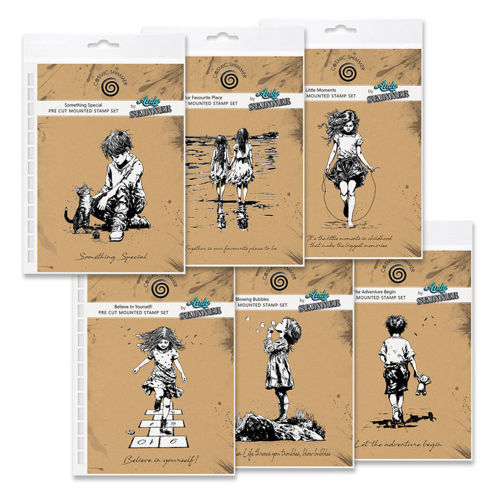 Andy Skinner Nostalgia Stamp Collectors Set, with A5 Ring Binder