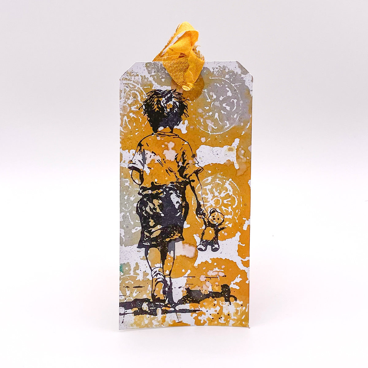 Distressed Mandala Pre Cut Rubber Stamp by Andy Skinner