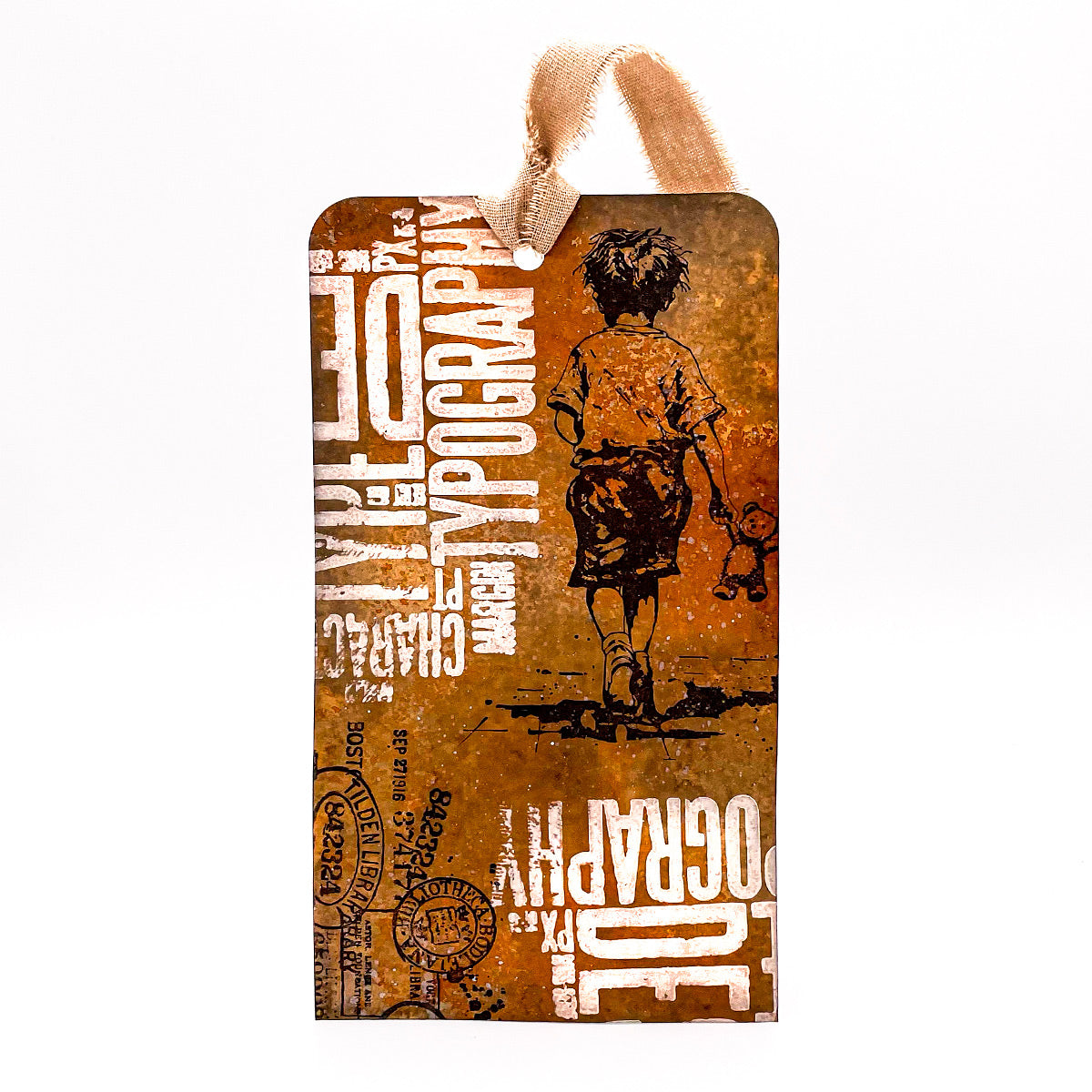 Typology Pre Cut Rubber Stamp by Andy Skinner