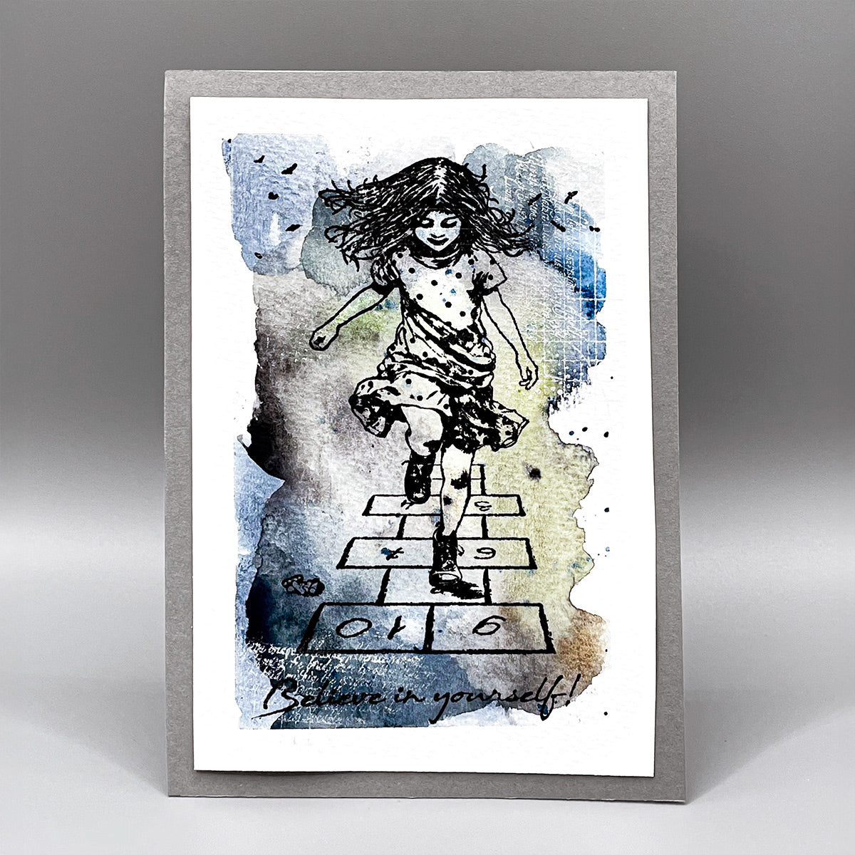 Believe In Yourself! Pre Cut Rubber Stamp Set by Andy Skinner