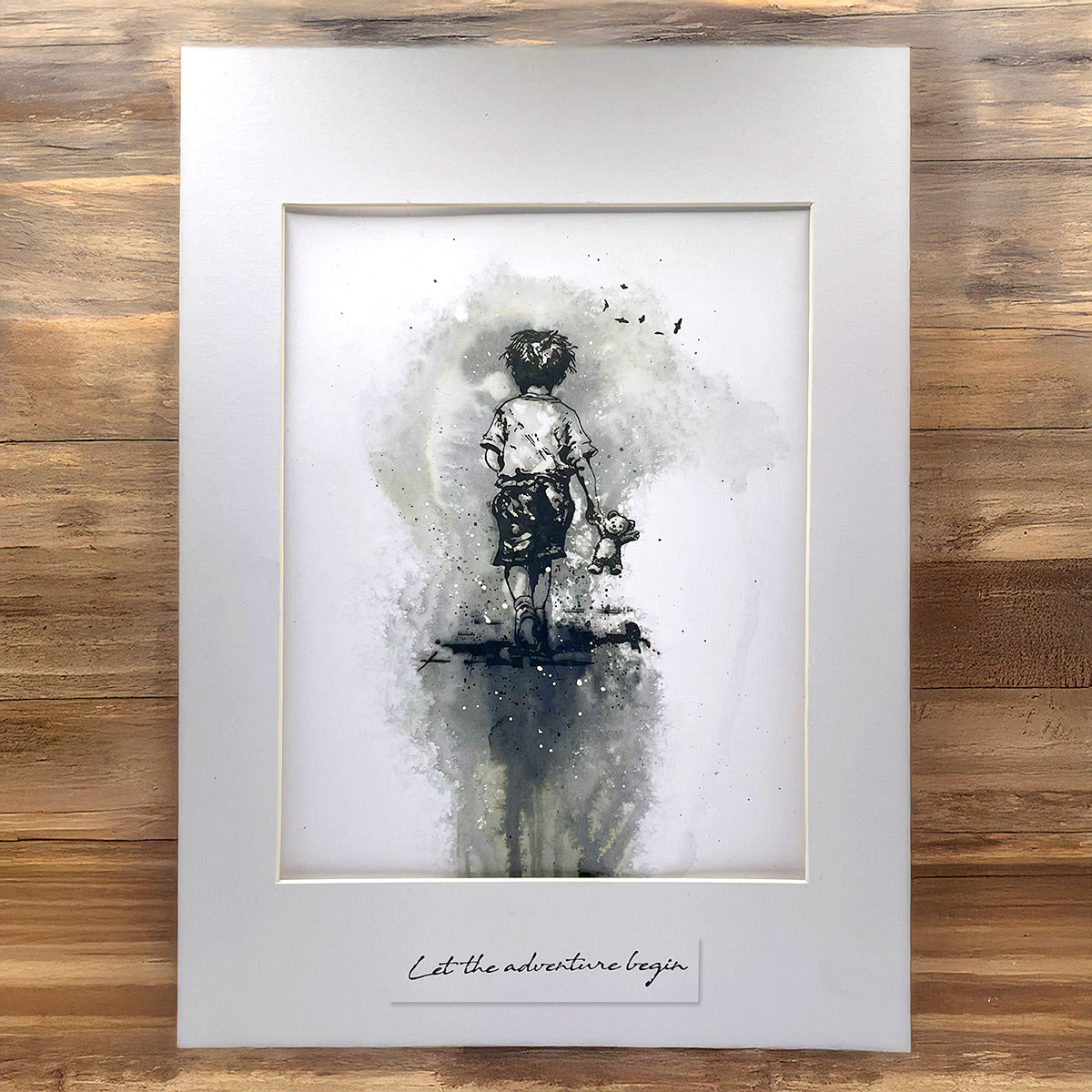 Let The Adventure Begin Pre Cut Rubber Stamp Set by Andy Skinner