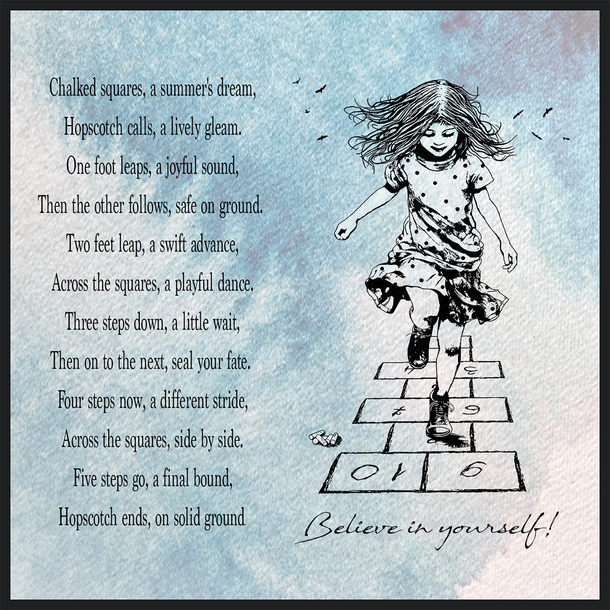 Believe In Yourself! Pre Cut Rubber Stamp Set by Andy Skinner