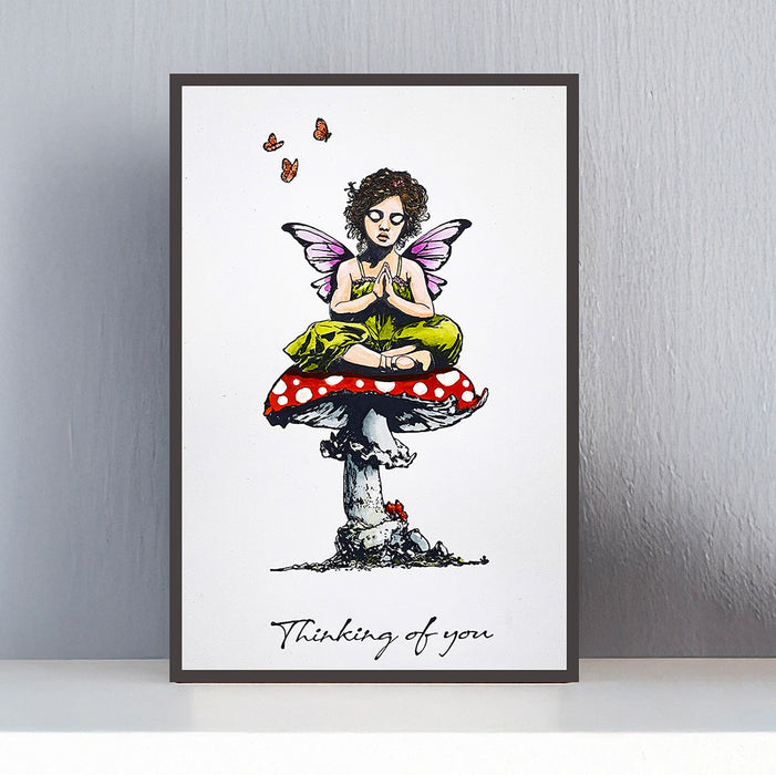 Thinking of You Pre Cut Rubber Stamp Set by Andy Skinner