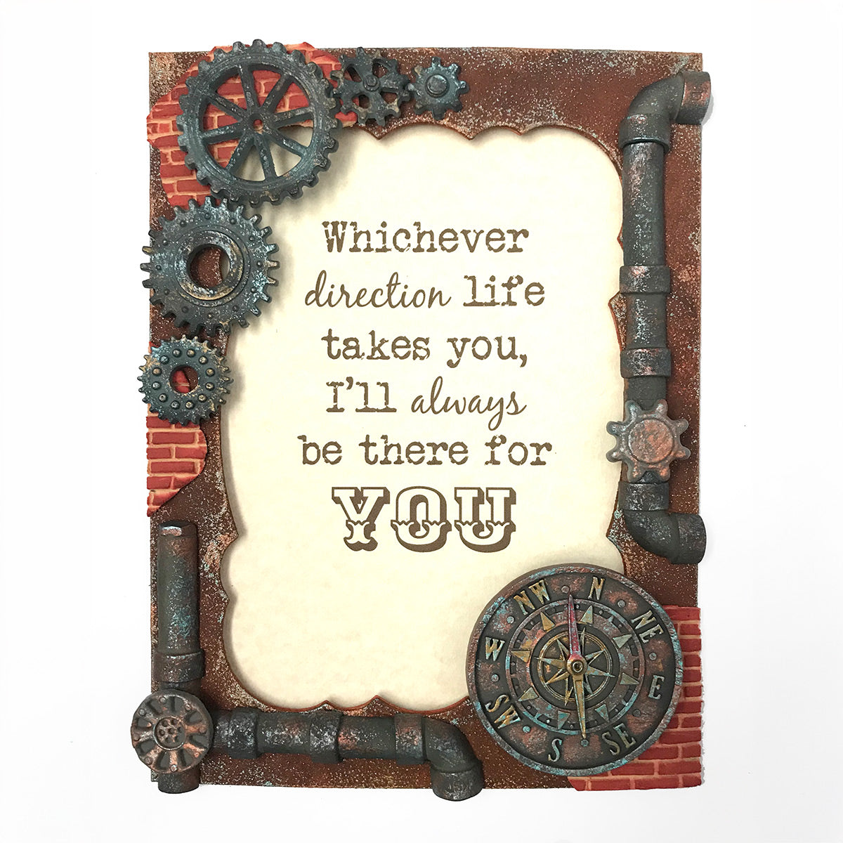 Distressed Cogs Silicone Mould