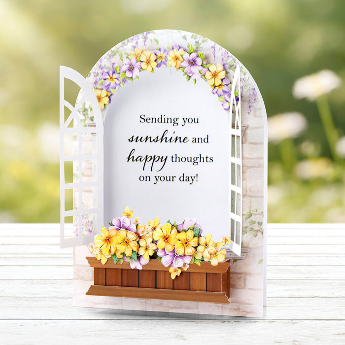 Arched Floral Windows & Doors Card Making Kit