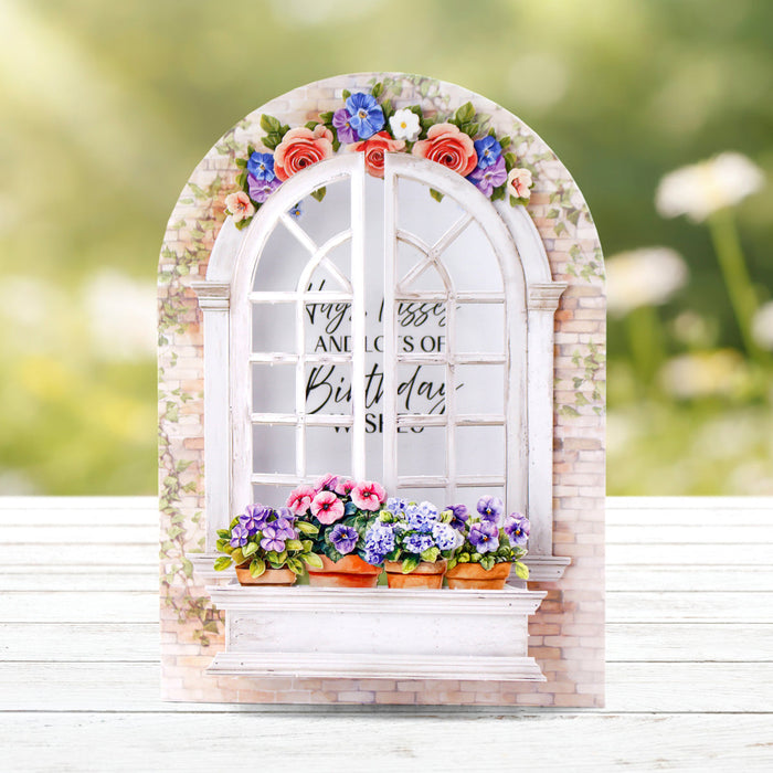 Arched Floral Windows & Doors Card Making Kit