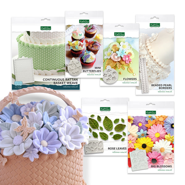 Flower Basket Mould Bundle | Katy Sue Designs