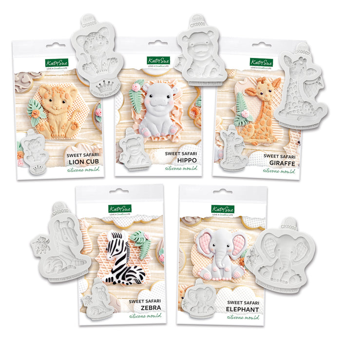 Sweet Safari Silicone Moulds Collection